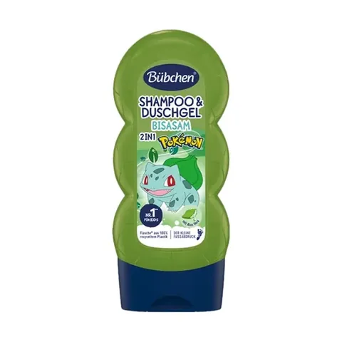Bübchen Kids Shampoo And Shower Gel 2 in 1 pokemon Bulbasaur 230 ml