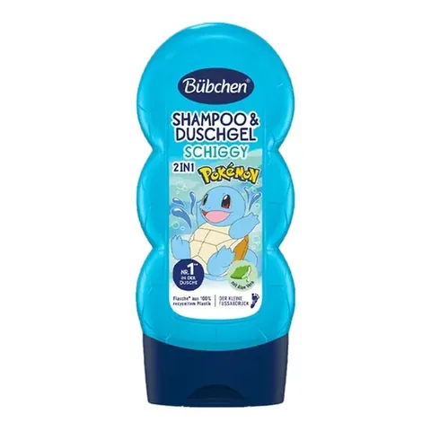 Bübchen Children's Shampoo and Shower Gel 2 in 1 Pokemon Schiggy 230 ml