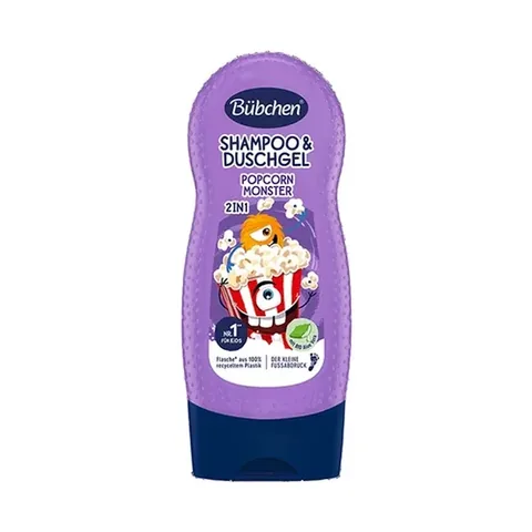 Bübchen Kids Shampoo And Shower Gel 2 in 1 popcorn Monster 230 ml