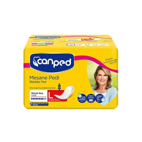 Canped Bladder Pad Large 10 pcs