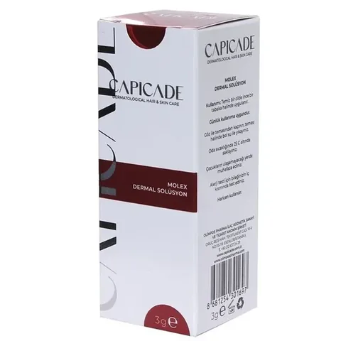 Obtenez une peau soignée avec Capicade Molex Dermal Solution