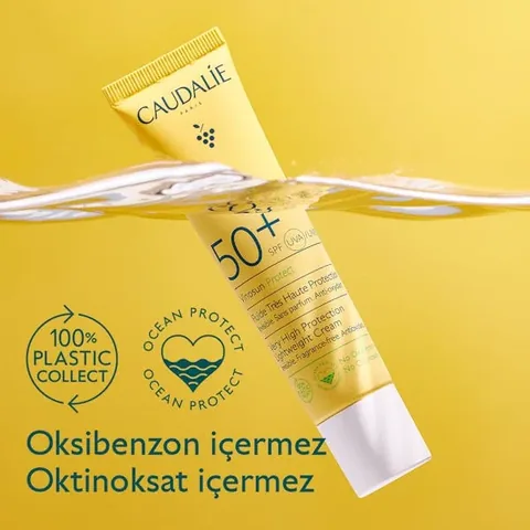 كريم واقي شمس فينوسون SPF50+ من كودالي 40 مل Caudalie