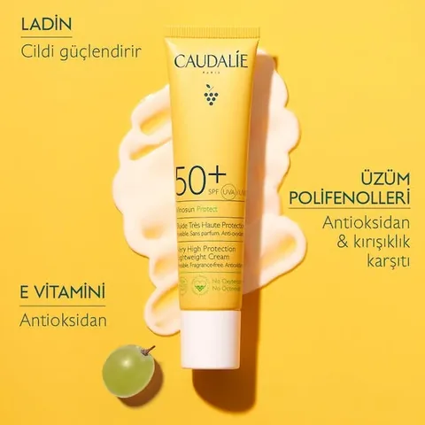 كريم واقي شمس فينوسون SPF50+ من كودالي 40 مل Caudalie