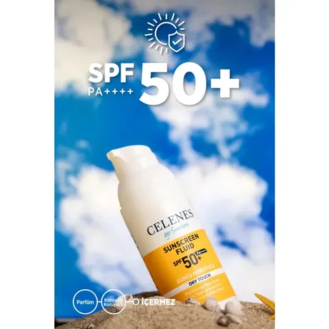 Protégez votre peau : Crème Solaire Celenes Dry Touch SPF50+