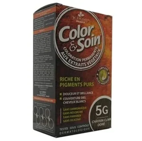 Color and Soin Hair Color 5G Golden Light Brown