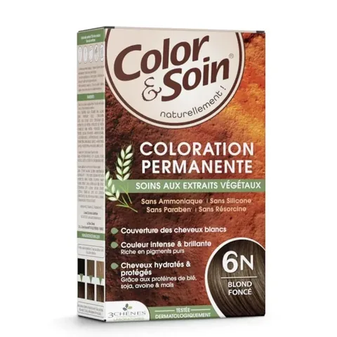 Color and Soin Hair Color 6N Dark Blonde Charm