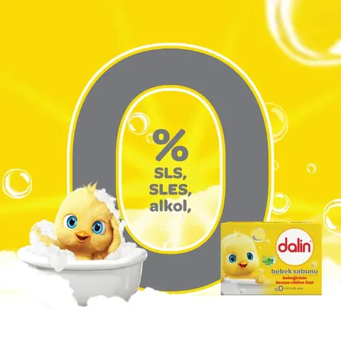 Dalin Classic Babyseife 100g - Sanfter &amp; Hypoallergener Reiniger