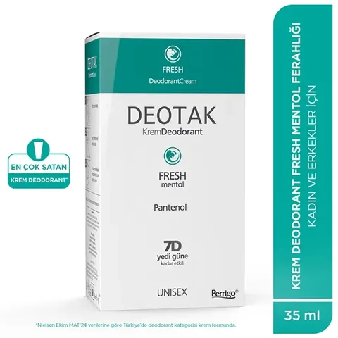 Deotak Deodorant Cream Menthol 35 ml