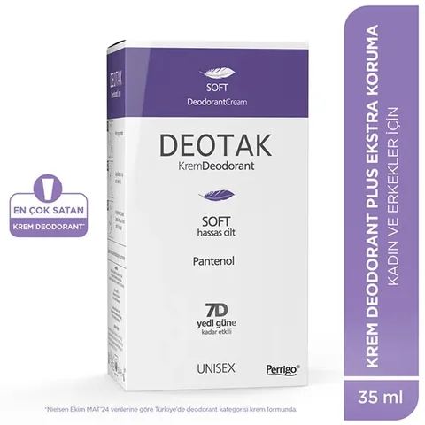 Deotak Deodorant Cream Sensitive Skin 35 ml