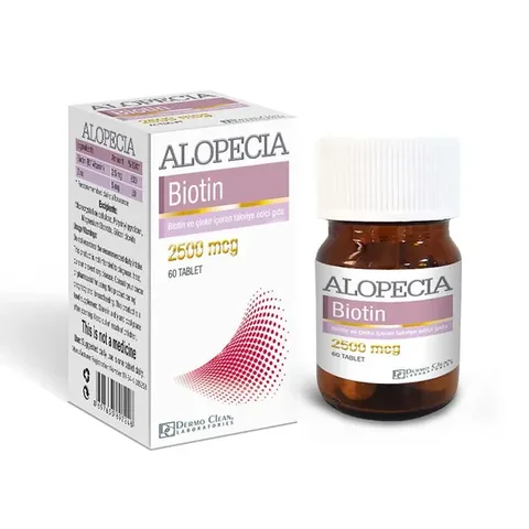 Dermo Clean Alopecia Biotin 2500 mcg 60 Tablet