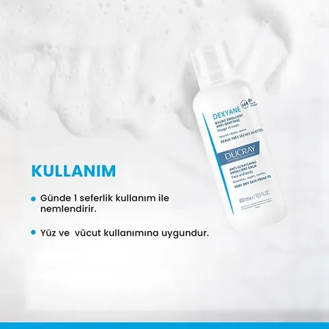 Ducray بلسم دوكراي ديكسيان المرطب المضاد للحكة 400 مل