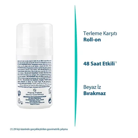 Restez frais 48h : Ducray Hidrosis Roll-on Anti-transpirant