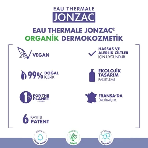 Органический дезодорант-ролик 24 часа высокой переносимости Eau De Jonzac 50 мл