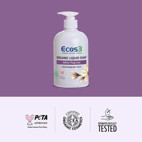 Ecos3 Magnolien-Duft Bio-Flüssigseife 500ml