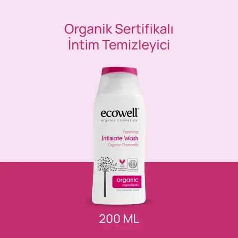 Органический интимный очищающий гель 200 мл от Ecowell