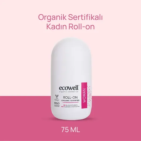 Ecowell Organic Roll On Deodorant (Women) 75 ml