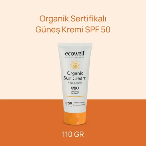 Ecowell SPF 50 Bio-Sonnenschutz 110g