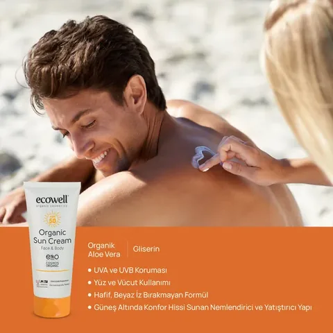 Ecowell SPF 50 Bio-Sonnenschutz 110g