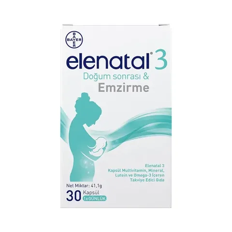 Elenatal 3 Dietary Supplement 30 Capsules