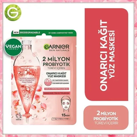 Garnier 2 million Probiotics Repairing Sheet Mask 22 gr