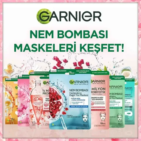 Garnier 2 million Probiotics Repairing Sheet Mask 22 gr