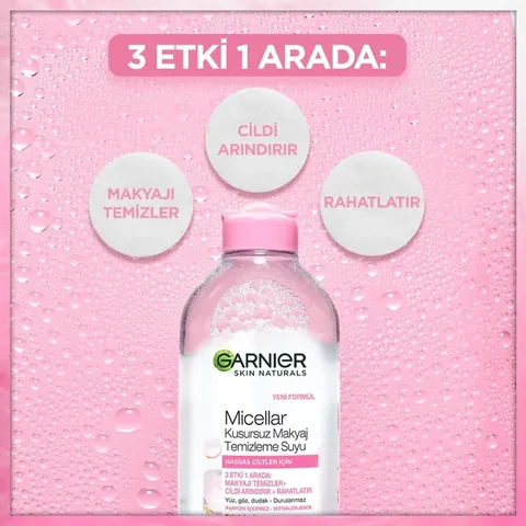 Démaquillez et Purifiez : Eau Micellaire Garnier 200 ml
