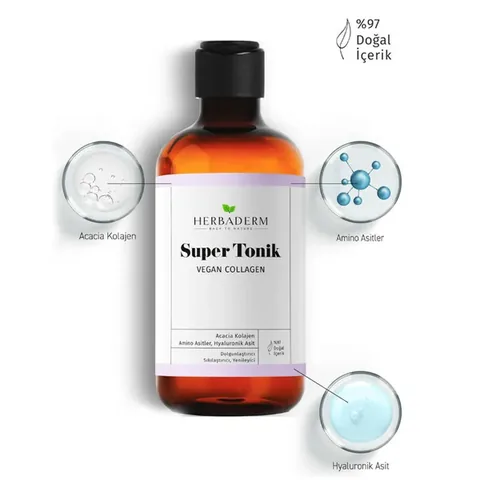 Herbaderm Vegan Collagen Plumping Super Tonic 250 ml