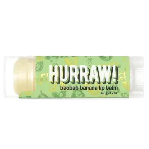 Nourrissez vos lèvres avec le Baume Hurraw Baobab Banane