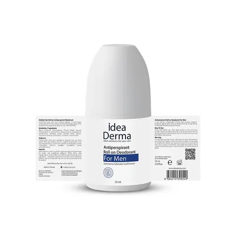 İdea Derma Roll-on Antiperspirant Deodorant 75 ml - For Men