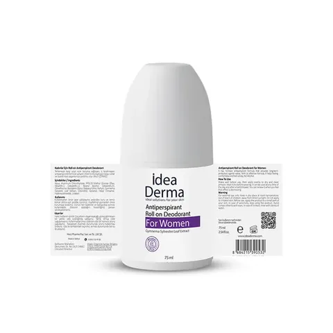 İdea Derma Roll-on Antiperspirant Deodorant 75 ml - For Women