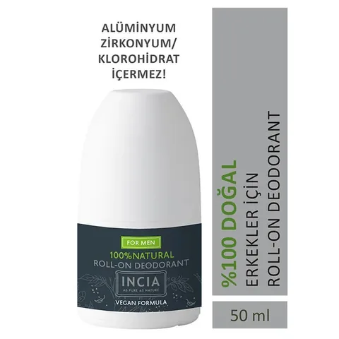 Restez Frais : Déodorant Roll-On Naturel INCIA Hommes 50 ml