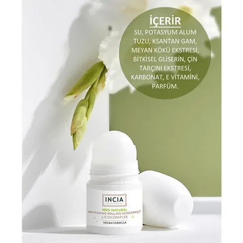 Aisselles Claires & Fraîches : Déodorant Roll-On INCIA