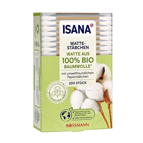 Isana Bio Cotton Cotton Swabs 200 pcs