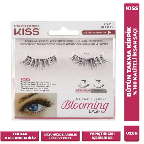 Kiss Lash Couture Faux Mink Full False Eyelashes - Klcs02 c - Little Black