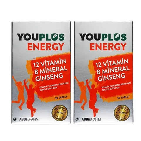 Youplus Energy Vitamin and Mineral Complex 2 x 30 Tablet
