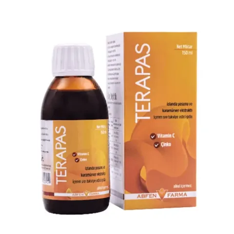Terapas Liquid Food Supplement with Black Elderberry and Iceland Moss 150 ml