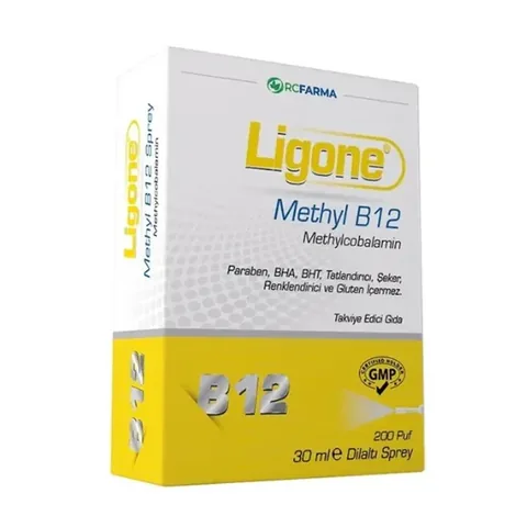 Ligone Methyl B12 methylcobalamin Food Supplement Sublingual Spray 30 ml