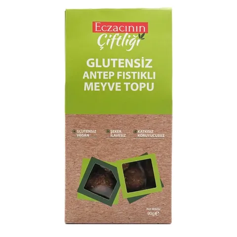Eczacının Çiftliği Gluten-free Pistachio Fruit Ball 90 gr