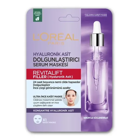 L'Oréal Paris Revitalift Filler Hyaluronic Acid Sheet Mask