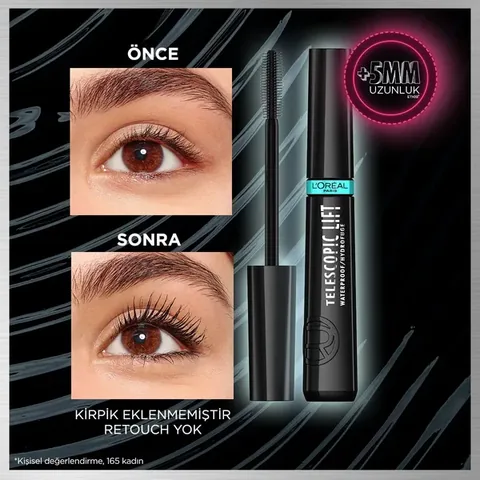 L'Oréal Paris Telescopic Lift Waterproof Black Mascara 9.9 Ml