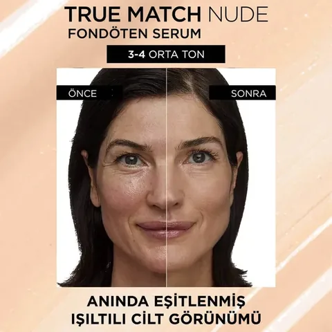 L'Oréal Paris True Match Nude Plumping Tinted Serum Light Medium