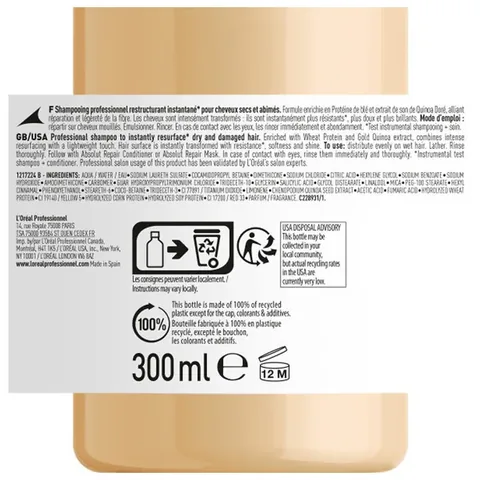 Réparez & Illuminez : Shampoing Absolut Repair Cheveux Abîmé