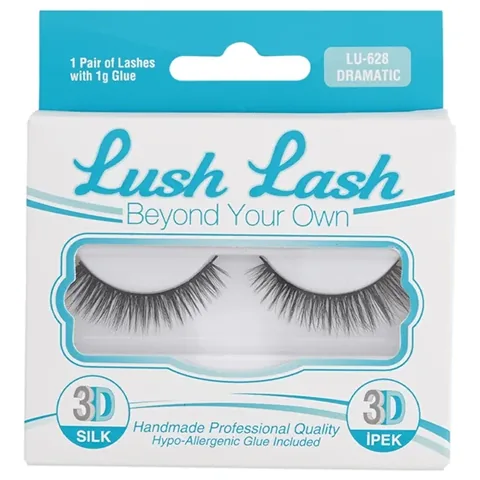 Lush Lash Silk Eyelash 3D Dramatic Lu - 628