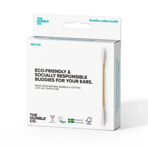 The Humble Co Ear Cleaning Swab 100 pcs