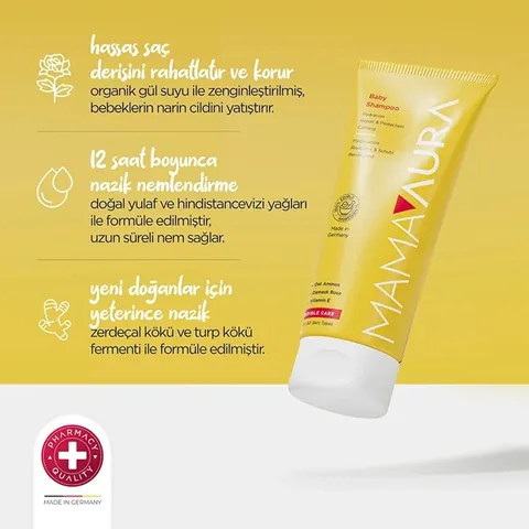 Offrez Douceur & Confort : Shampoing Bébé Mamaaura 200 ml