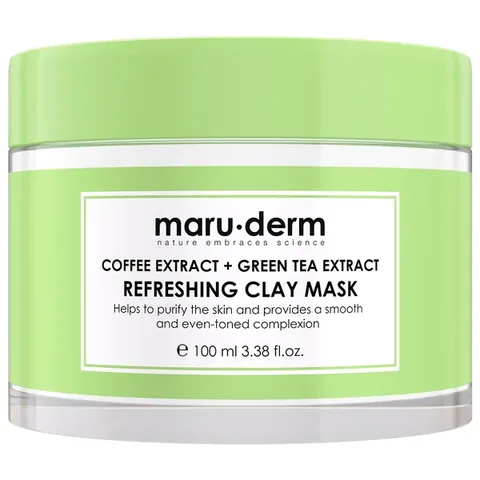 Maruderm Coffee Extract + Green Tea Extract Refreshing Clay Mask 100 ML