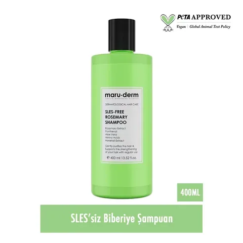 Maruderm Rosemary Shampoo 400 ml - All Hair Types