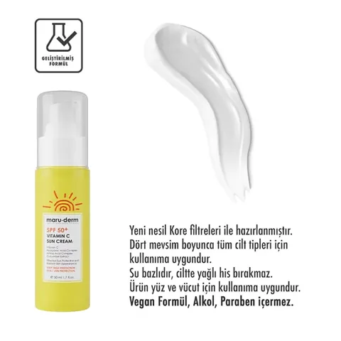 Protégez & Illuminez : Crème Solaire Maruderm SPF50+ Vitamin