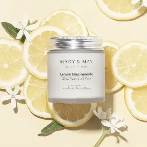 Mary May Lemon Niacinamide Glow Wash Off Pack 125 ml
