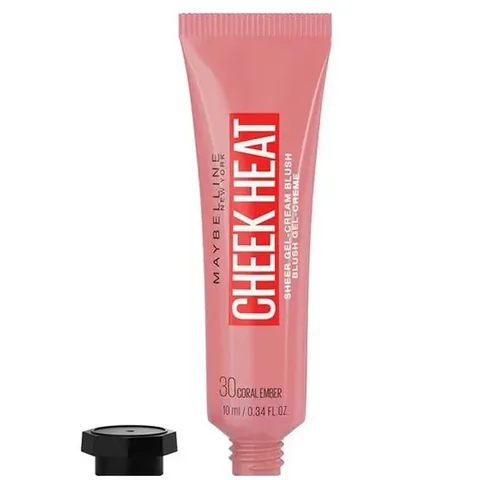 Maybelline Cheek Heat Liquid Blush - 30 coral Amber 10 ml